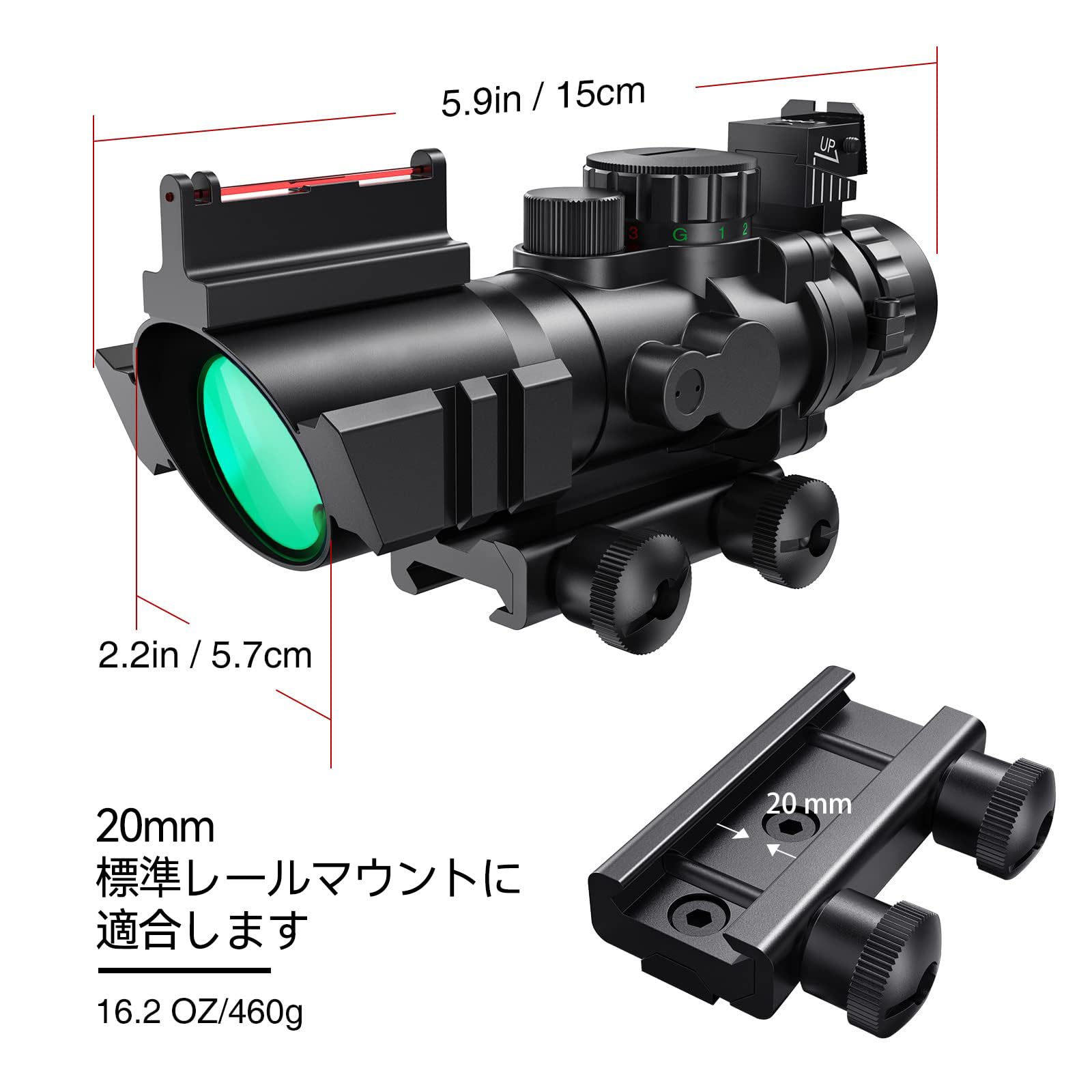 サイトロン 1.75-4x32 CQB MD Bushnell Trophy Shotgun Scope 1.75-4x 32mm Circle-X Reticle